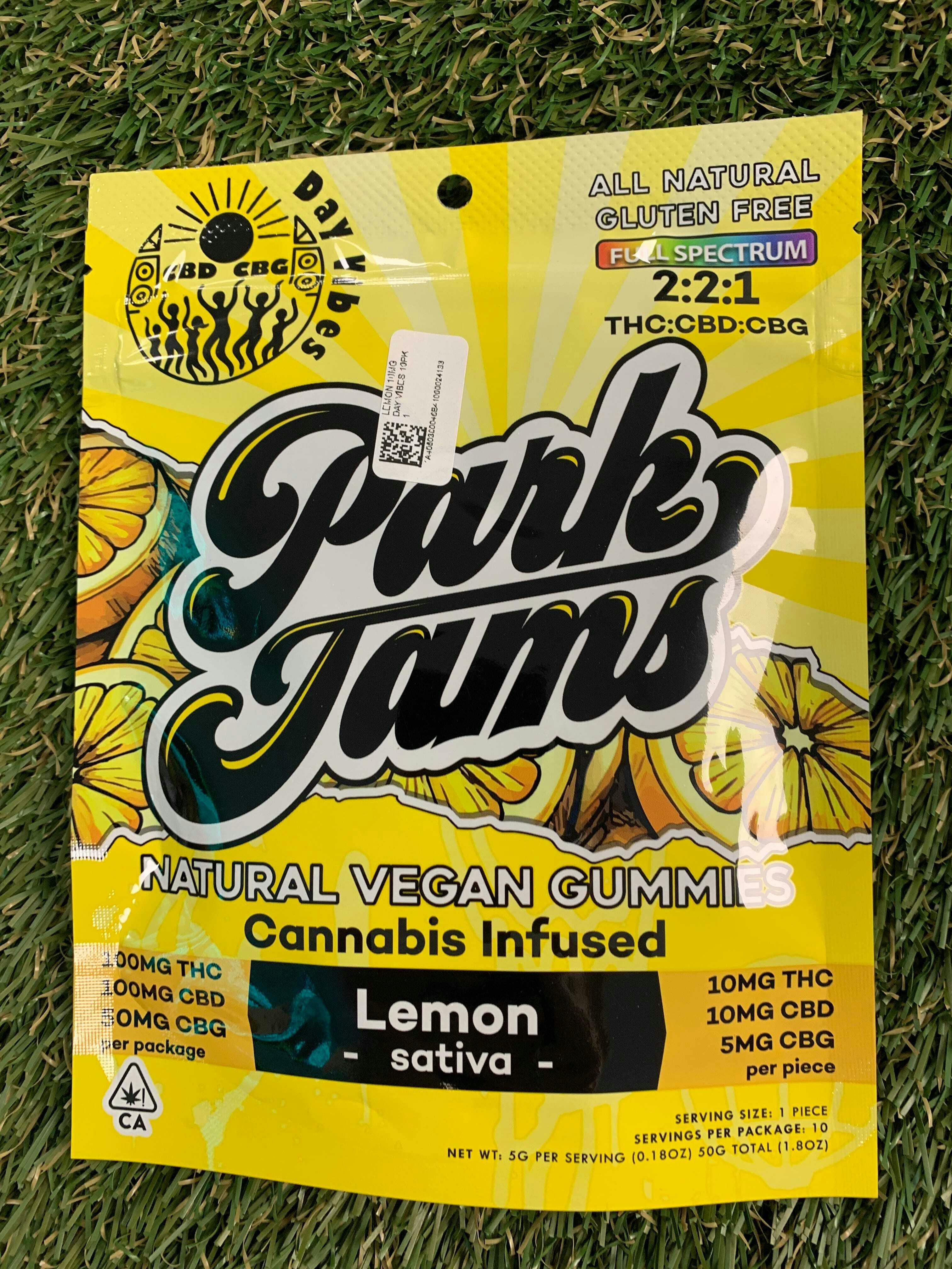 PARK JAMS - LEMON 10MG DAY VIBES 10PK