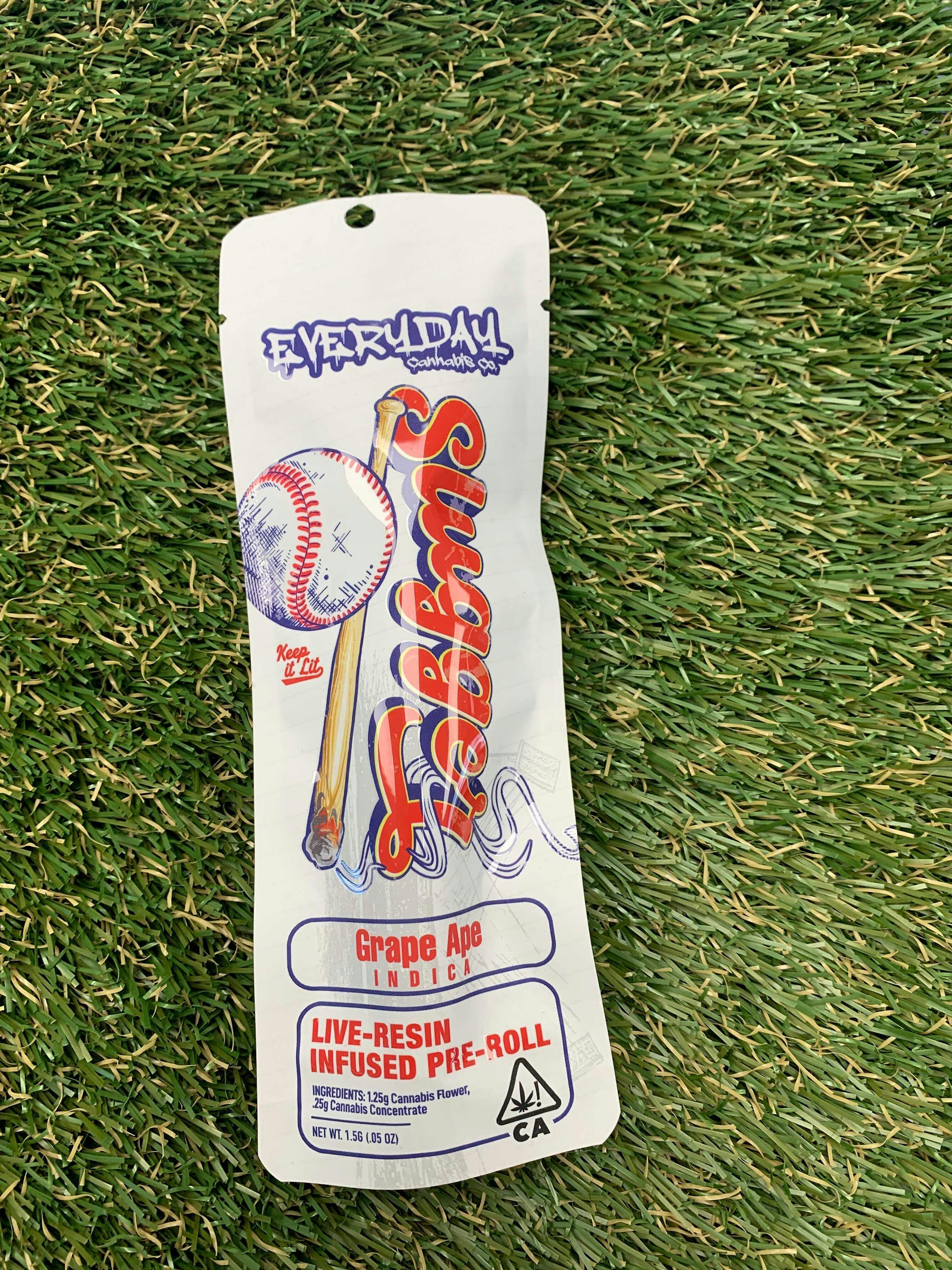 EVERYDAY CANNABIS CO - GRAPE APE SLUGGER 1.25G LR INFUSED - 1 gram