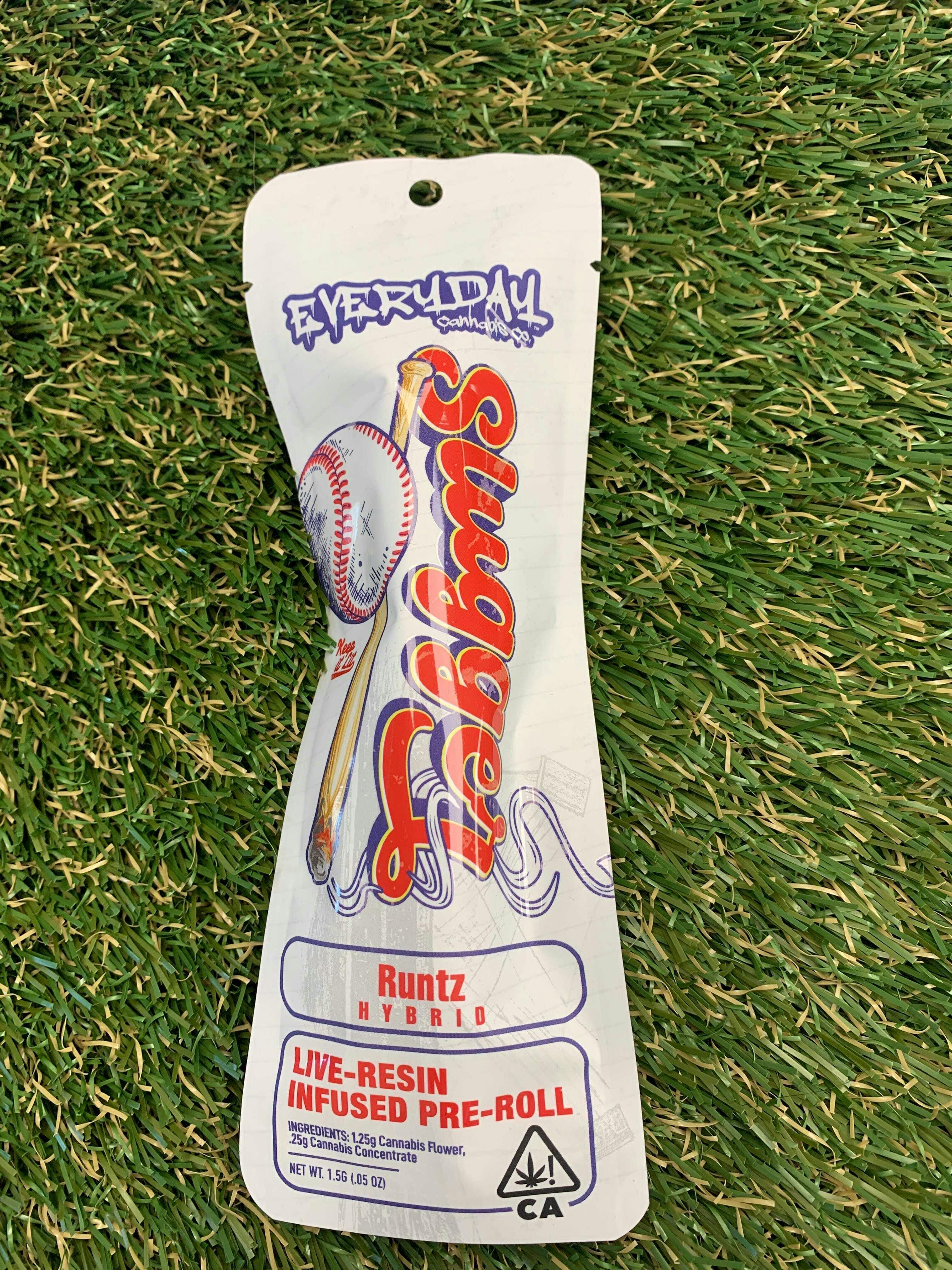 EVERYDAY CANNABIS CO - RUNTZ SLUGGER 1.25G LR INFUSED - 1 gram