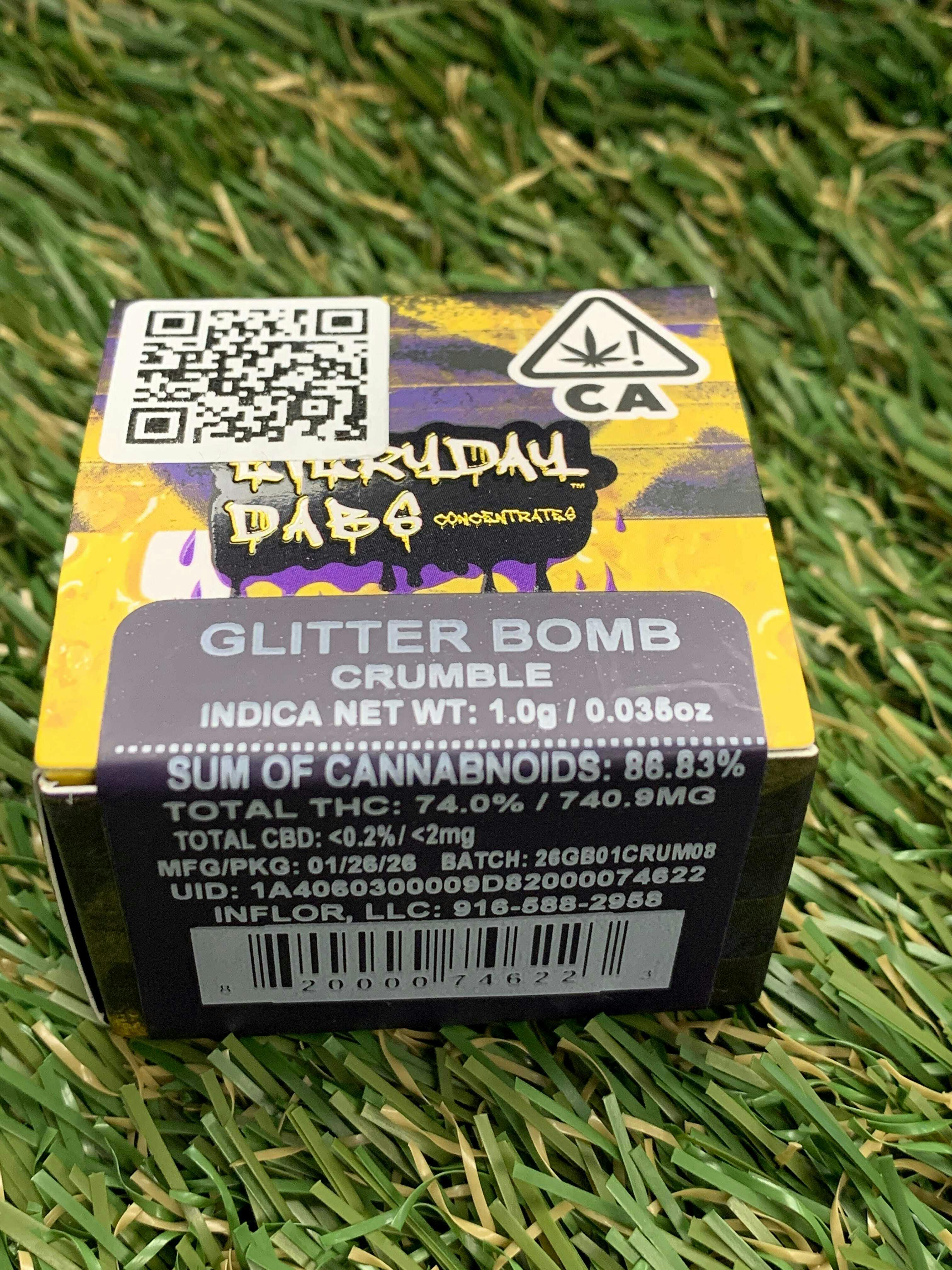 EVERYDAY CANNABIS CO - GLITTER BOMB CRUMBLE 1G - 1 gram