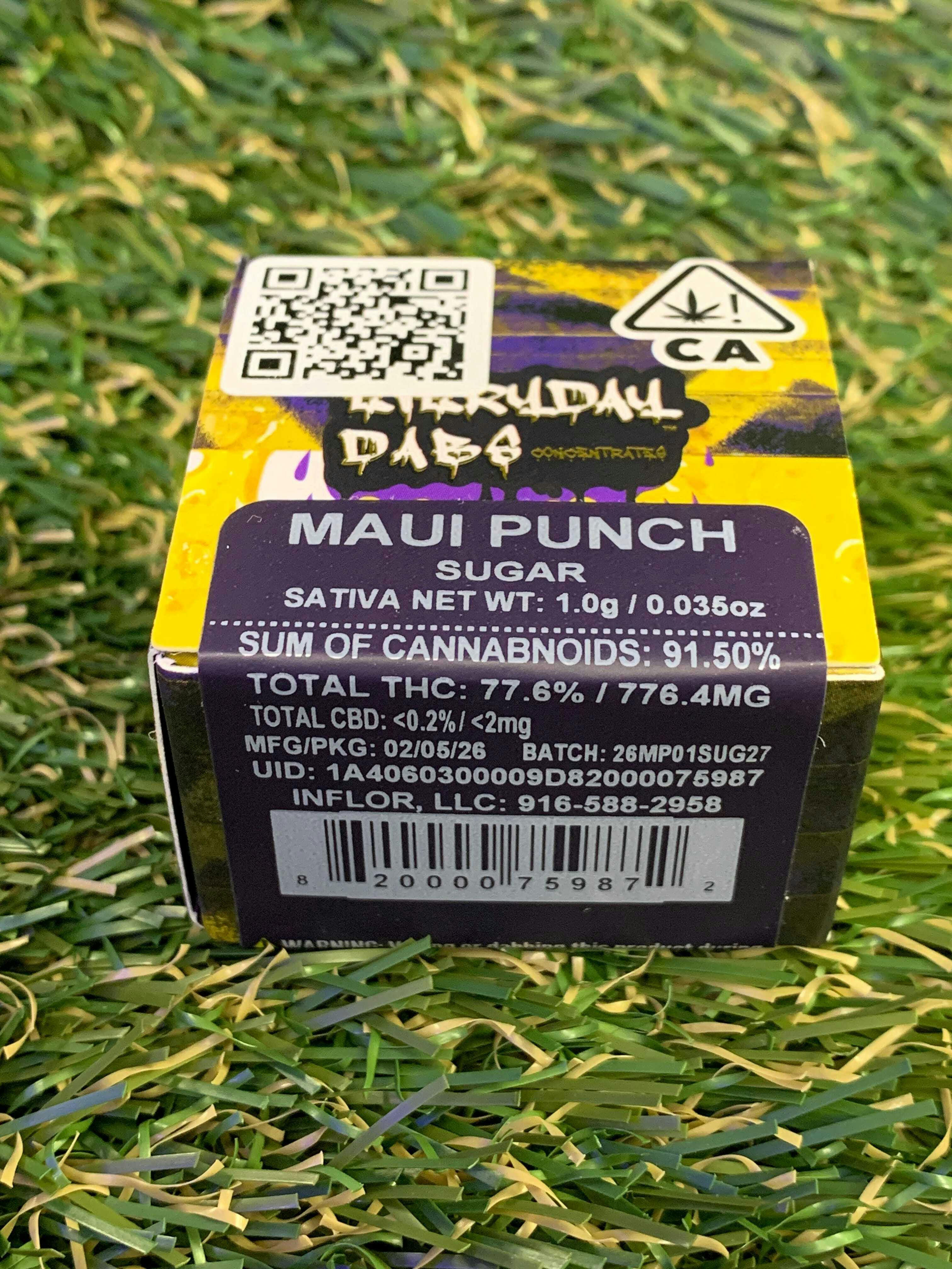 EVERYDAY CANNABIS CO - MAUI PUNCH SUGAR 1G - 1 gram