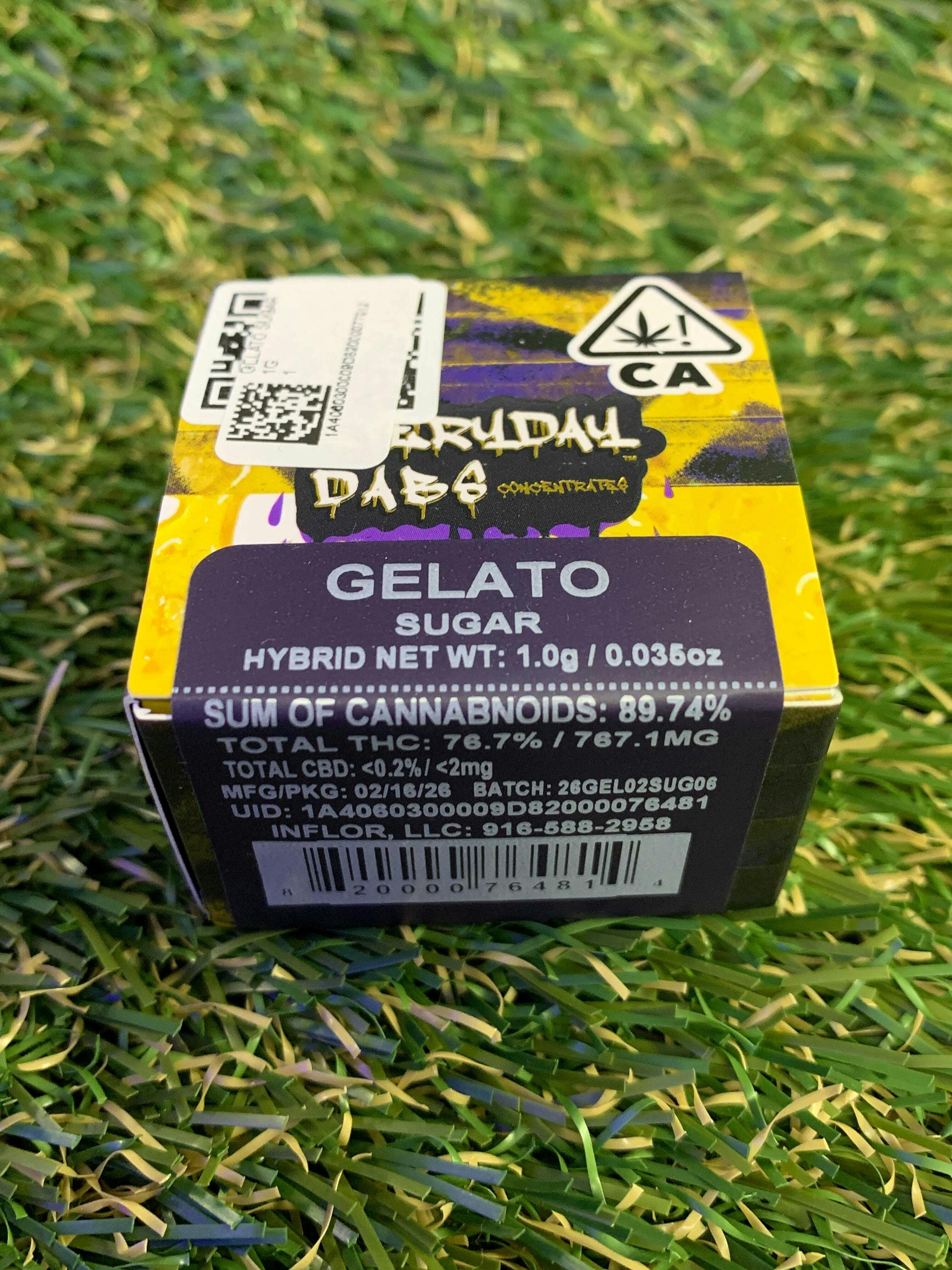 EVERYDAY CANNABIS CO - GELATO SUGAR 1G - 1 gram