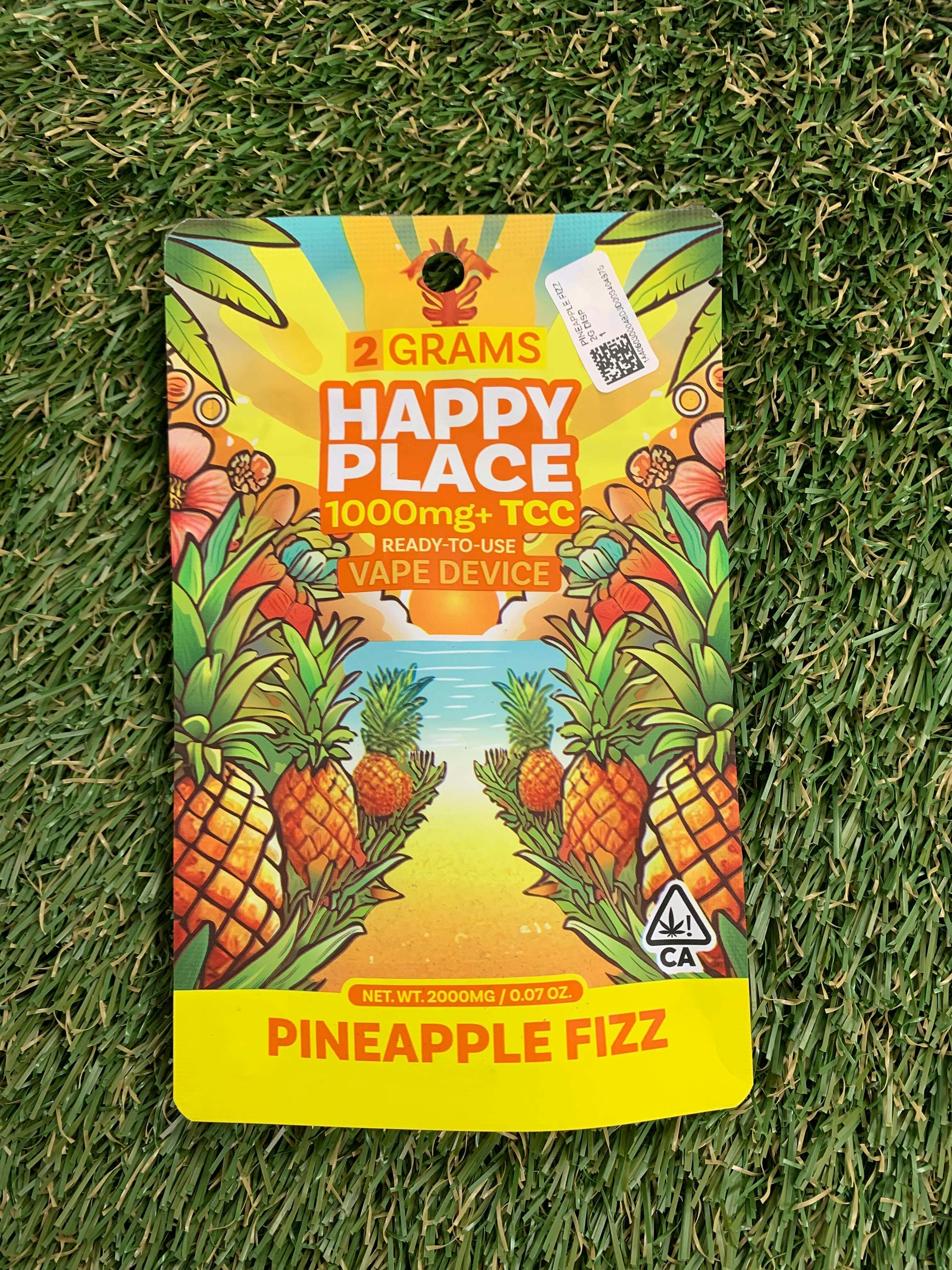 HAPPY PLACE - PINEAPPLE FIZZ 2G DISP - 1 gram