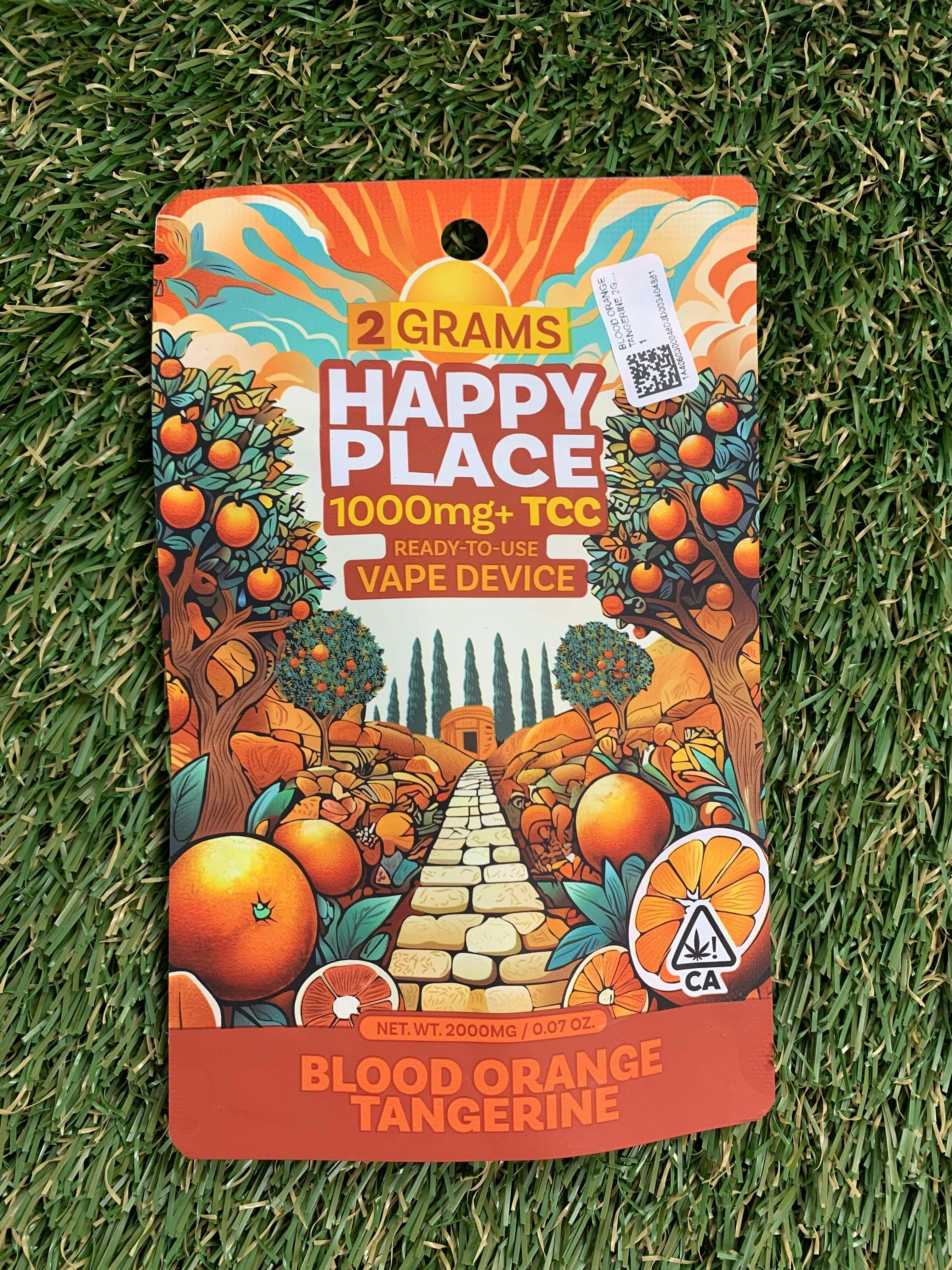 HAPPY PLACE - BLOOD ORANGE TANGERINE 2G DISP - 1 gram