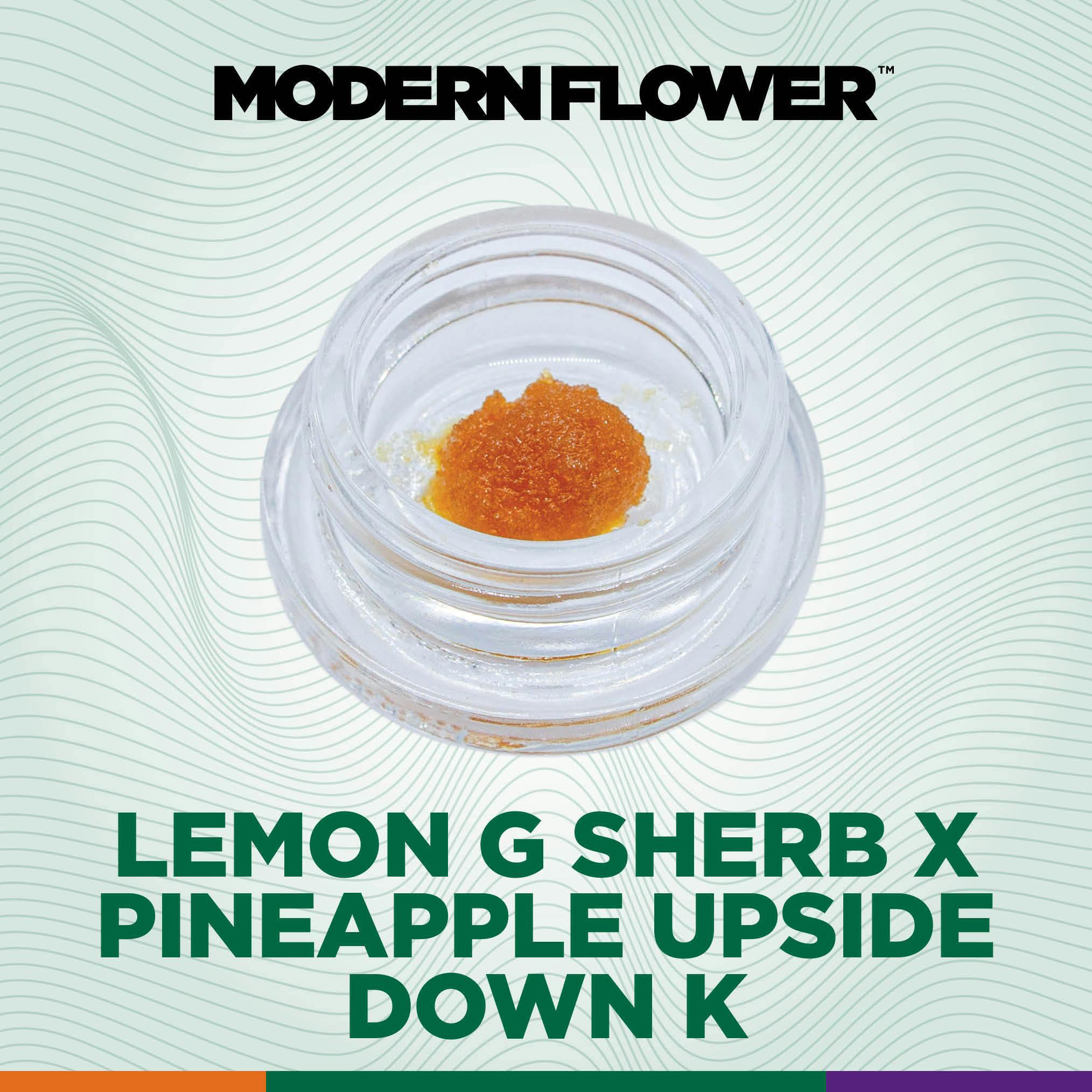 Lemon G Sherb x Pineapple Upside Down K Live Resin