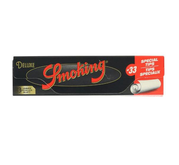 Smoking Deluxe King Size Rolling Papers 33 Leaves