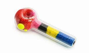 SAND FILLED GLASS PIPE