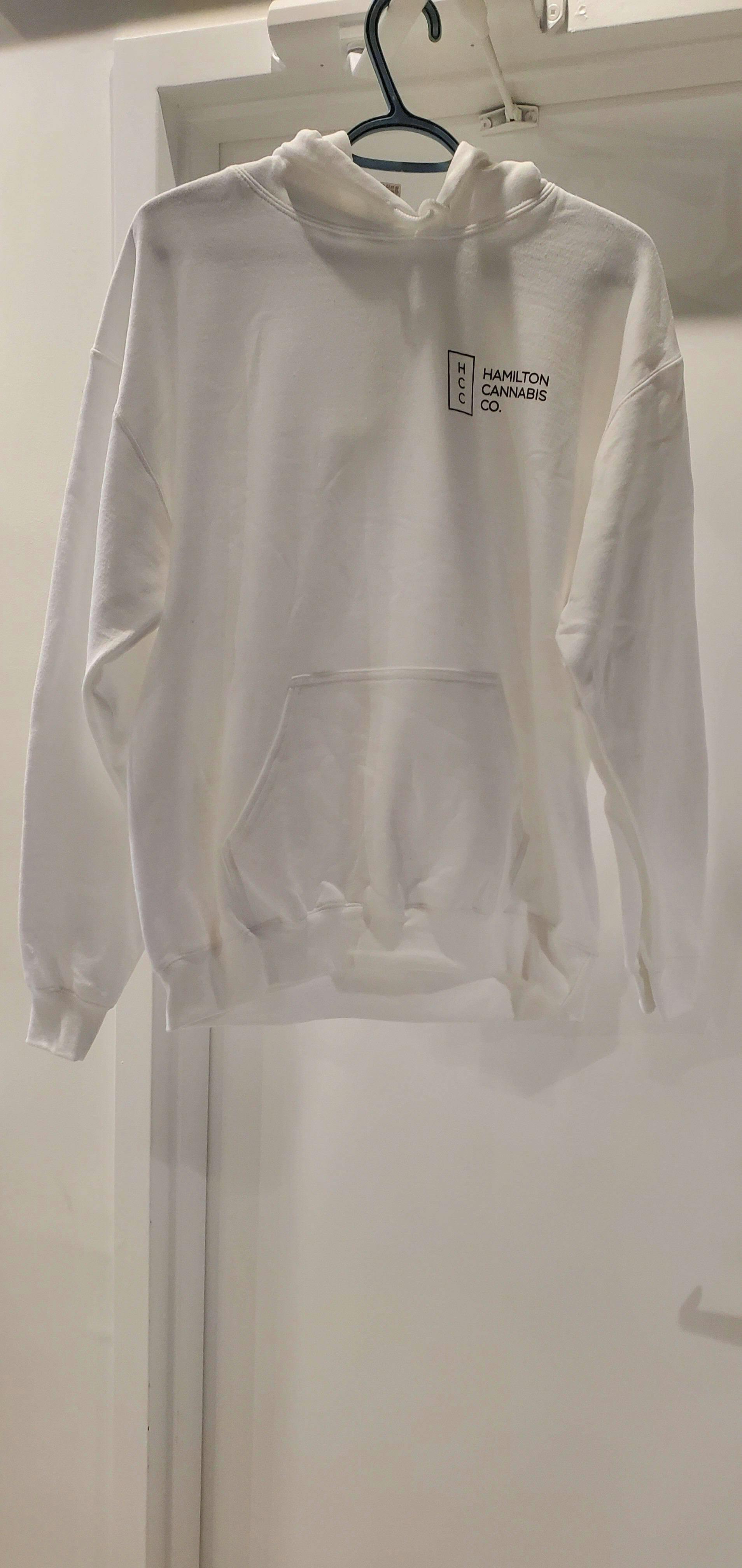 HCC WHITE HOODIE (MEDIUM)