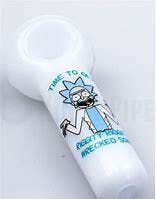 R/M WHITE GLASS PIPE
