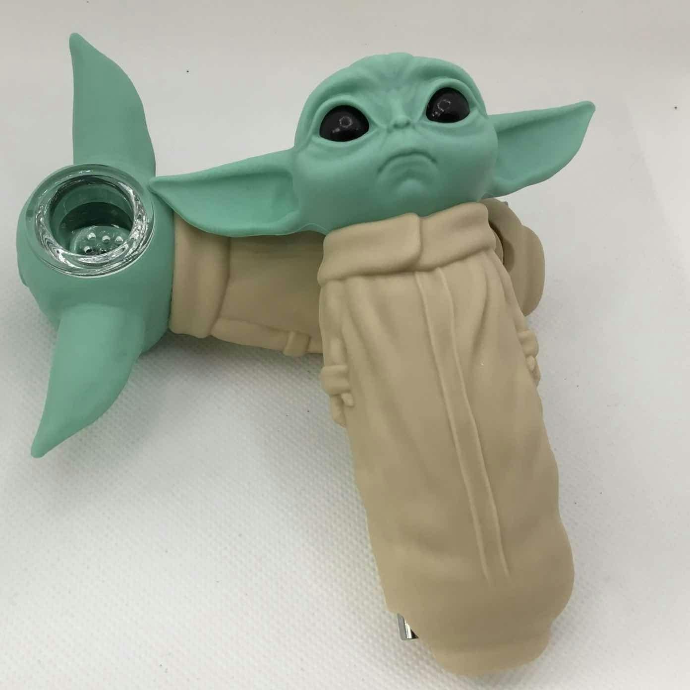 Baby Yoda Flower/ Dab Pipe