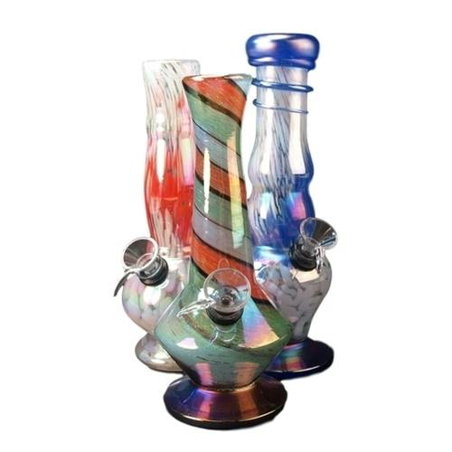 8” Soft Glass Water Bong