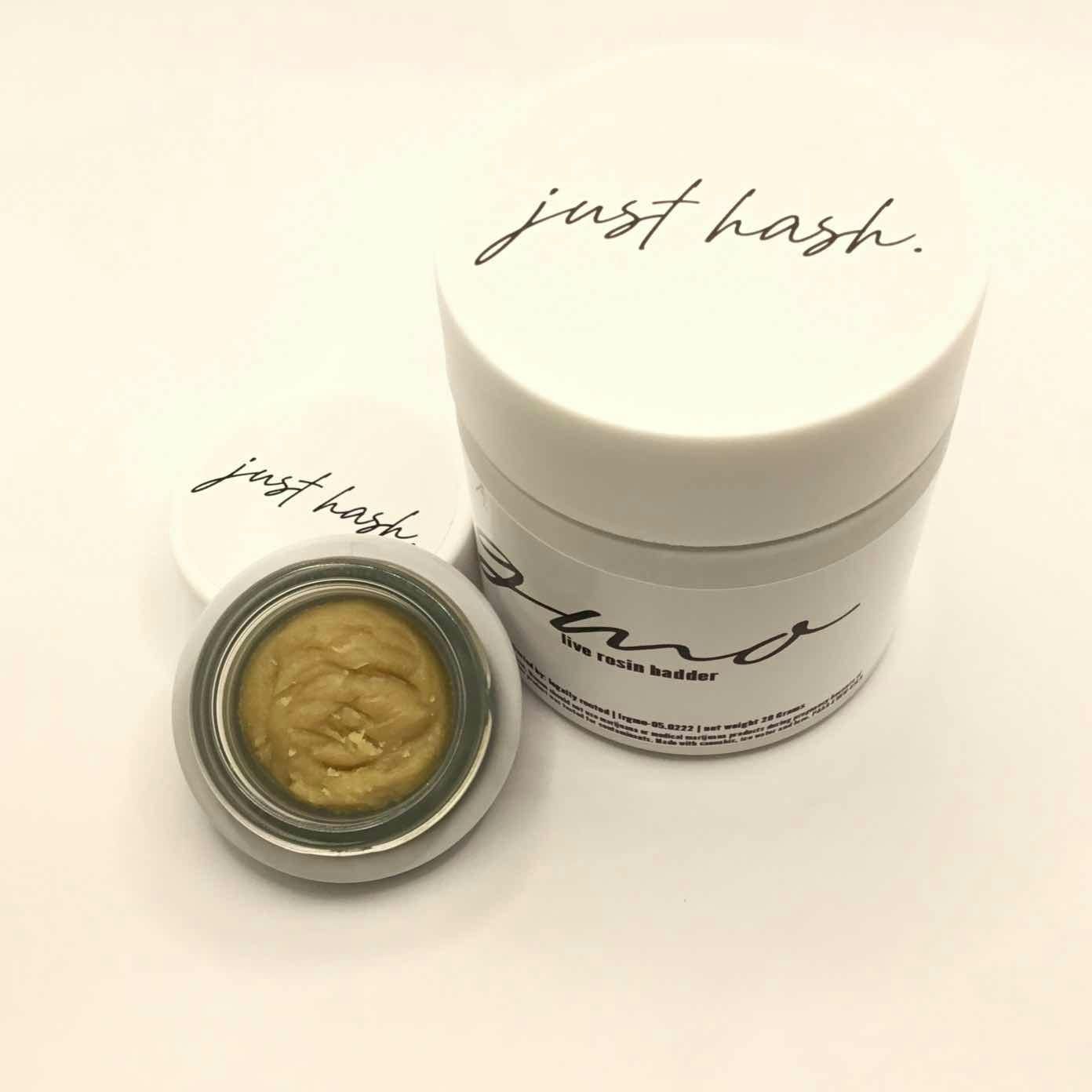 28G GMO - Live Rosin Badder - Just Hash