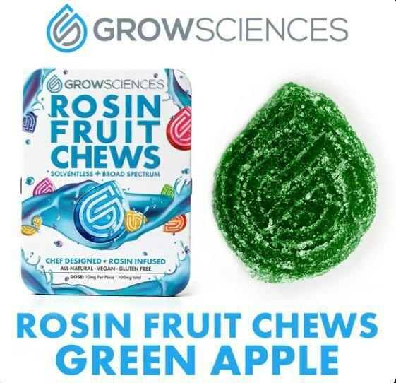 Grow Sciences | Green Apple Rosin Infused Chews [H]