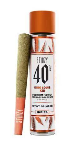 STIIIZY 40's | King Louis XIII Infused PreRoll