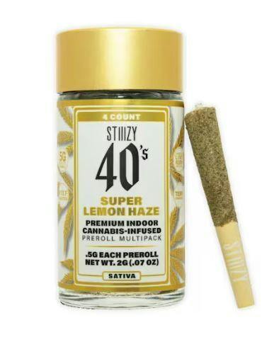 STIIIZY 40's | Super Lemon Haze Infused PreRoll