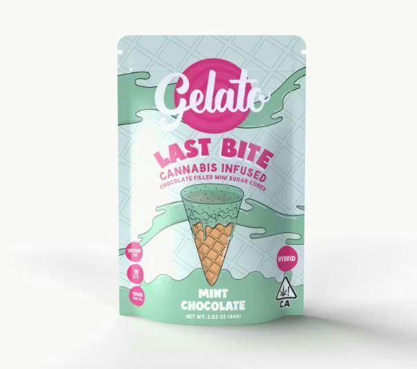 Gelato Last Bite | Mint Chocolate Chip Cones 10Pk [H]