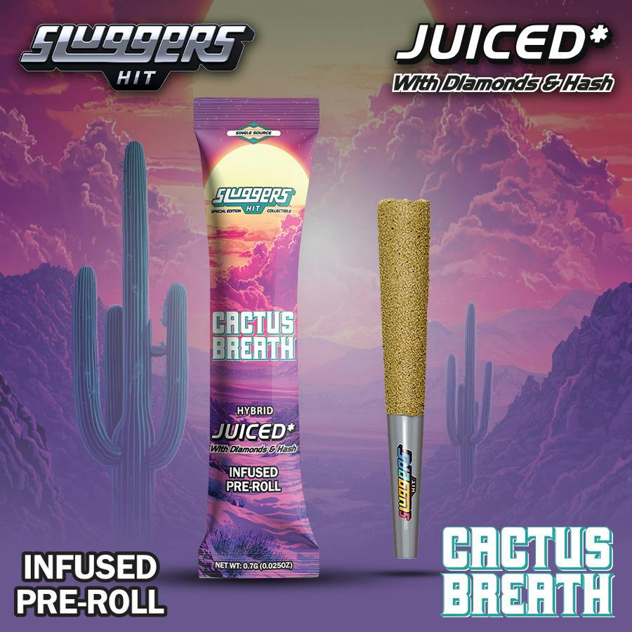 Sluggers | Cactus Breath Infused PreRoll