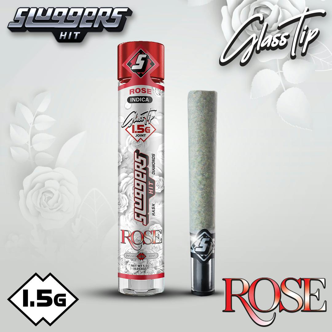 Sluggers | Rose Glass Tip Infused PreRoll