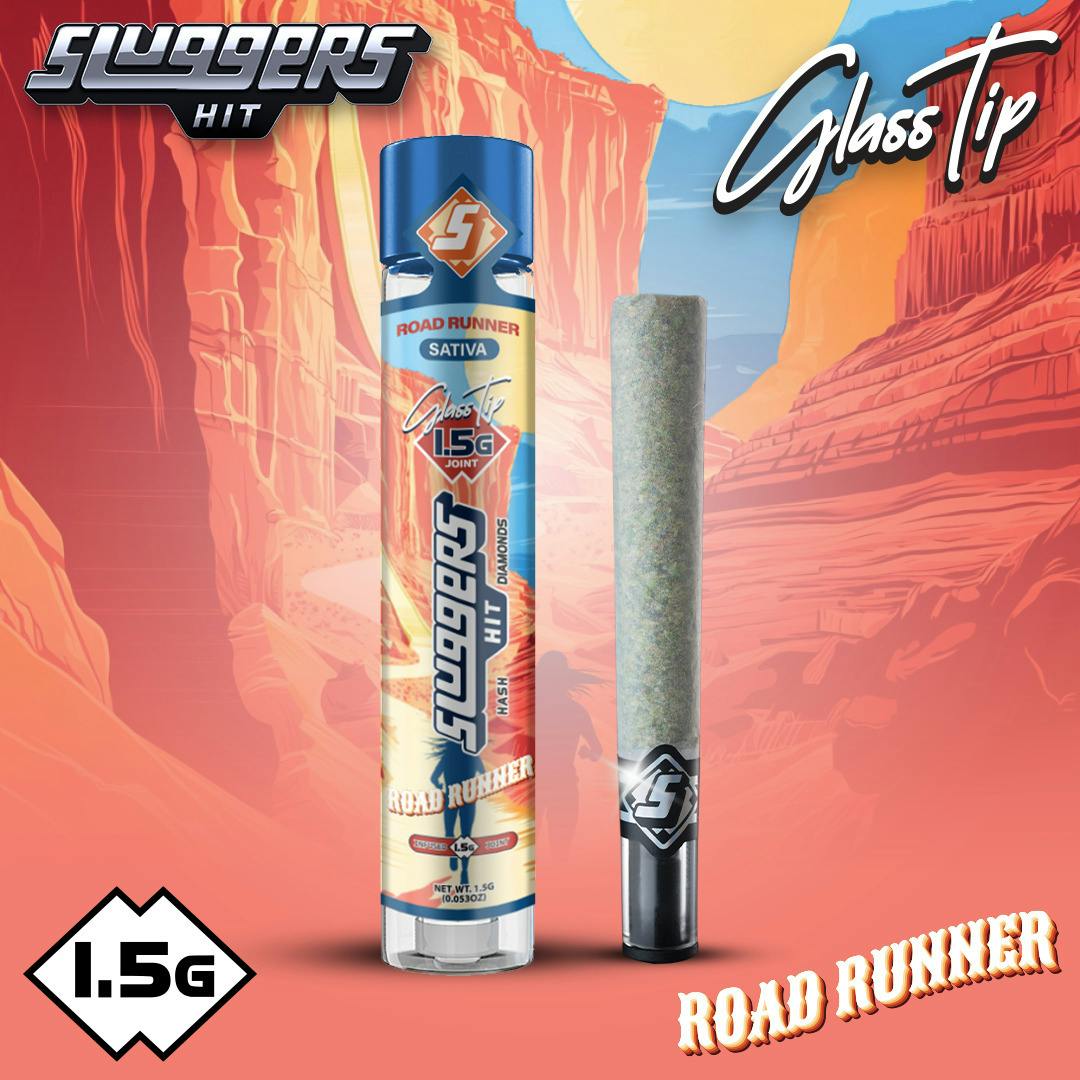 Sluggers | Roadrunner Glass Tip Infused PreRoll