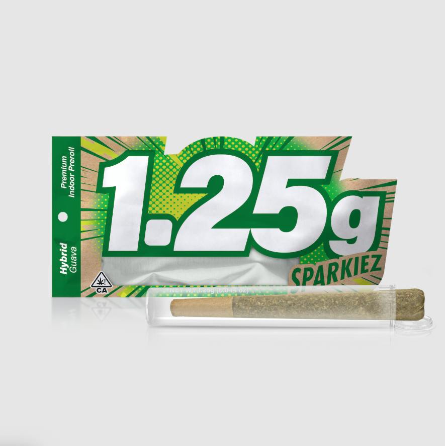 $6 | GUAVA HYBRID| 1.25G | SPARKIEZ at Palm Royale Collective Dispensary and Lounge | Cathedral City
