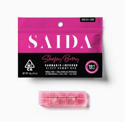 $10 | SLEEPY BERRY 2:1 THC:CBN | 100MG | SAIDA at Palm Royale Collective Dispensary and Lounge | Cathedral City