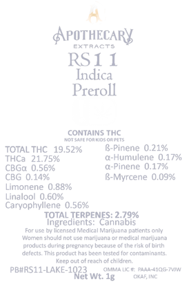 RS11 Flower Joints - I 1g