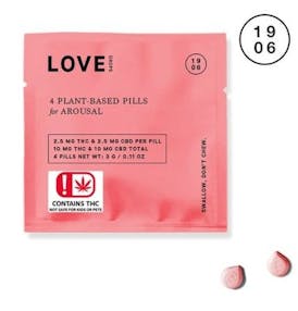 1906 Love Pouches- 2.5mg | 2.5mg CBD