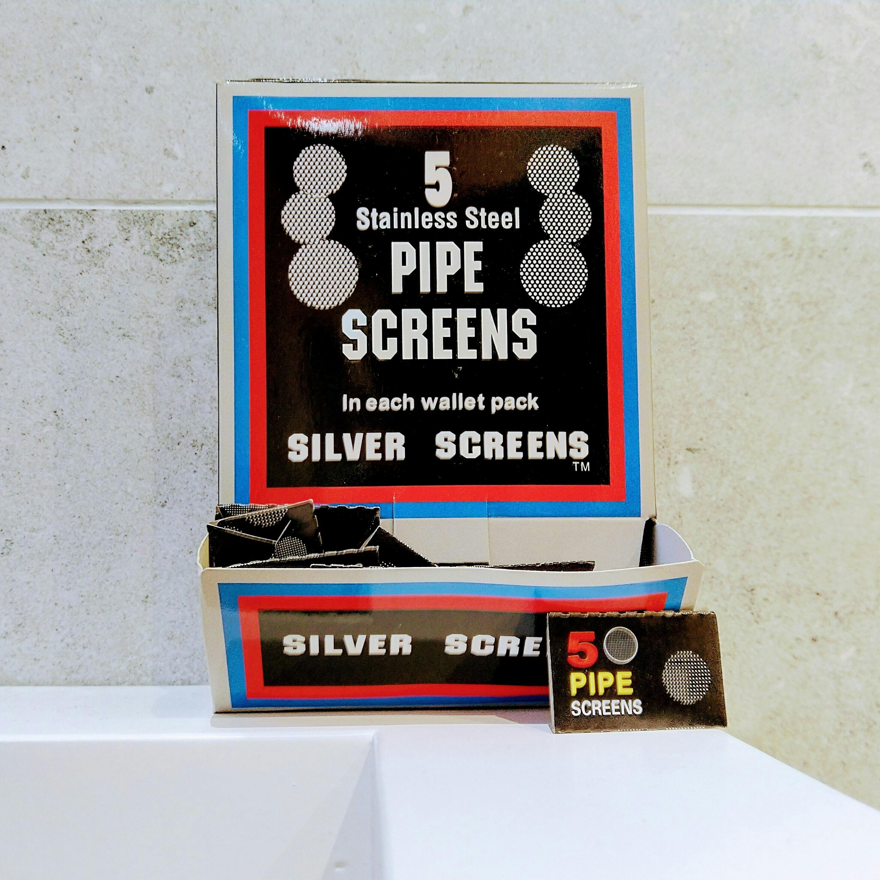 Stainless Steel Screens (Packs of 5, 100 packs per display)