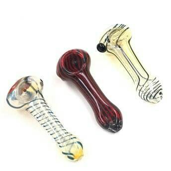 3" Stripes Glass Hand Pipes