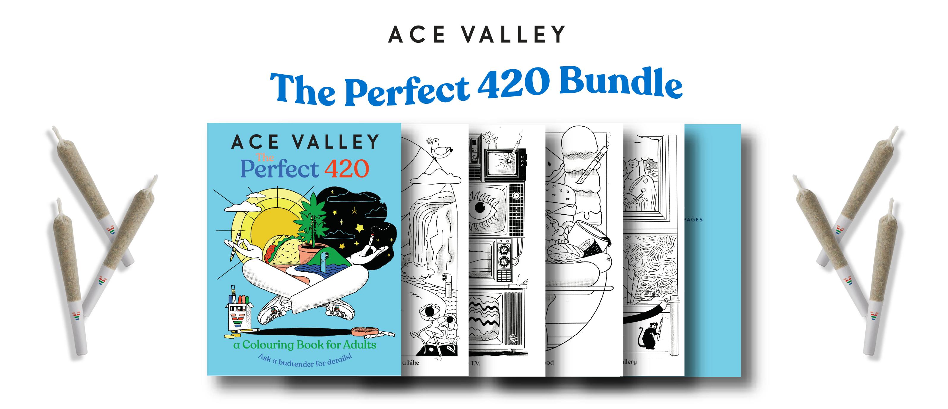 Ace Valley 420 Colouring Book