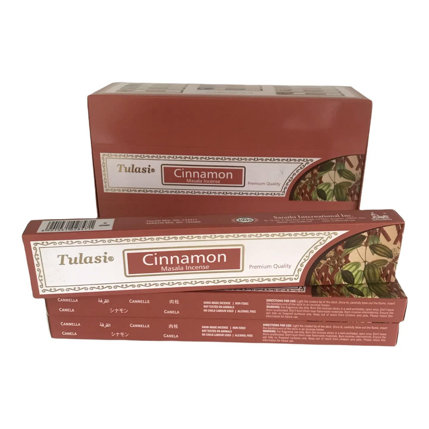 Tulasi - Masala Incense Sticks 12/bx - 15g - Gear - Cinnamon
