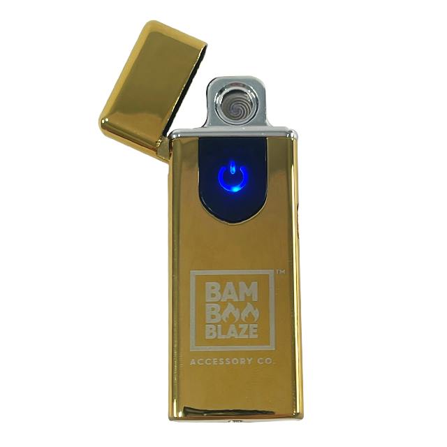 Bamboo Blaze - Electric Lighter - Gold