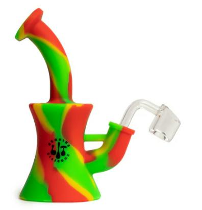 LIT Silicone Concentrate Bubbler with Quartz Banger