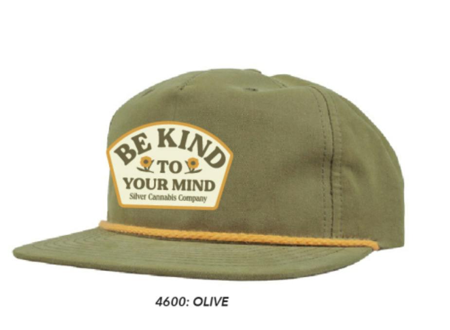 Be Kind to Your Mind | Olive Rope Cap