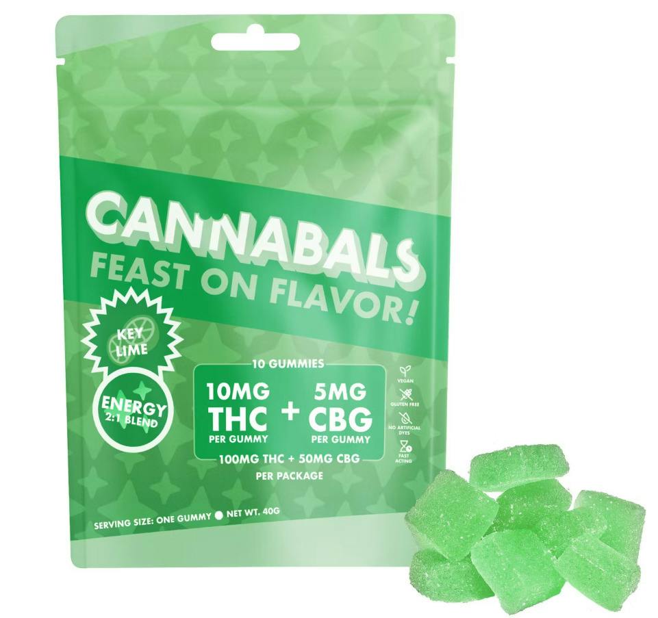 Key Lime Energy 2:1 | 100mg 10pk Gummies