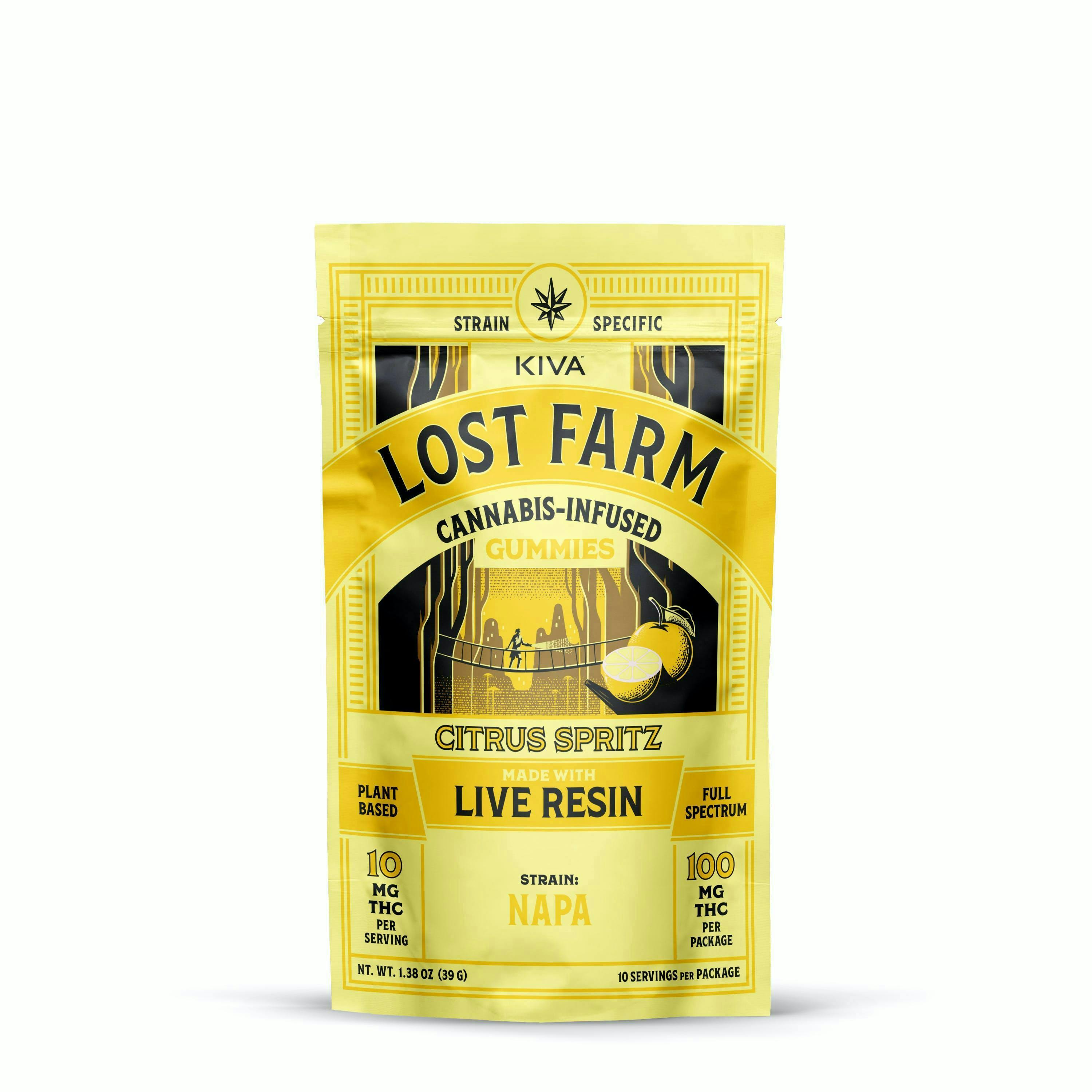 Citrus Spritz x Napa | 100mg 10pk Live Resin Gummies