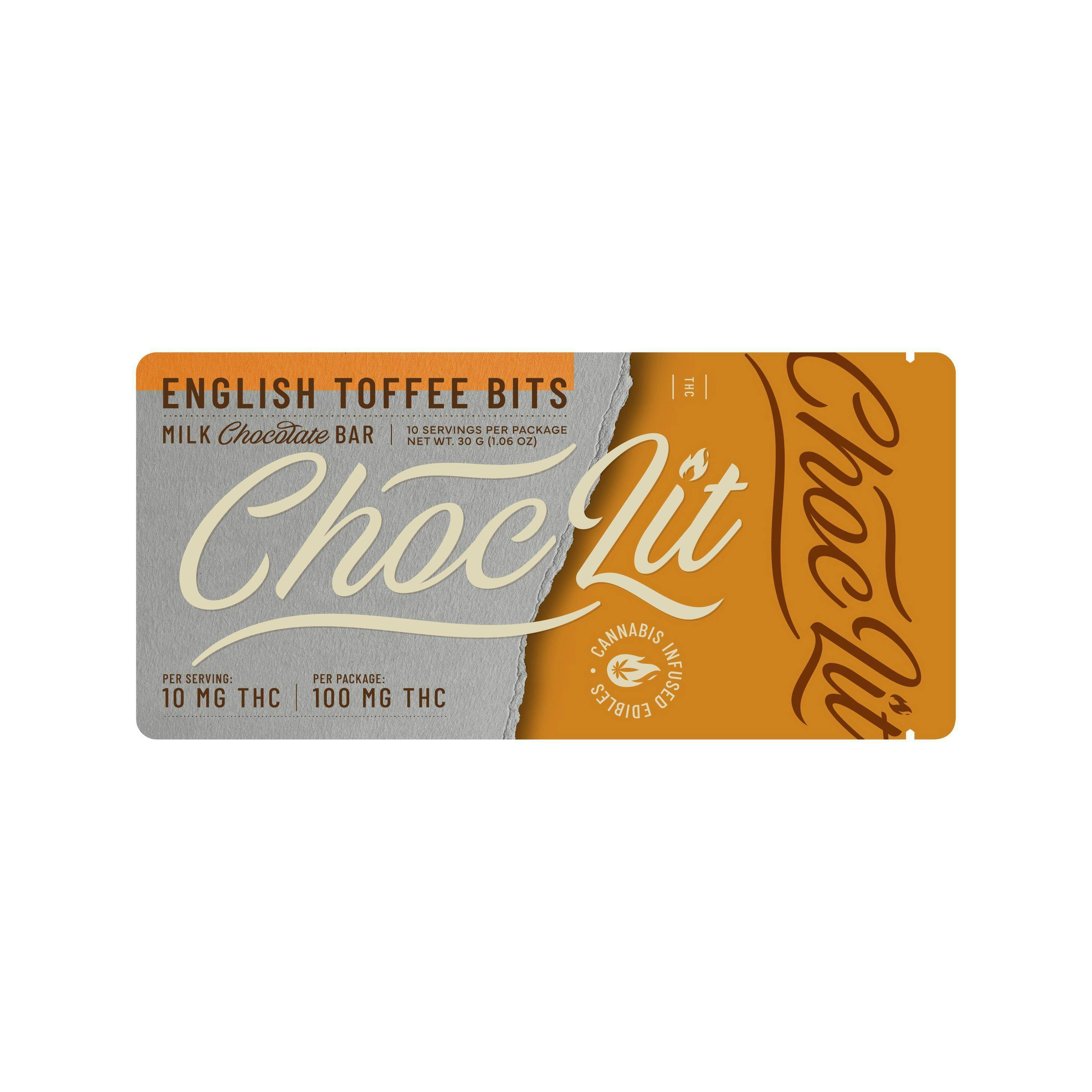 English Toffee Bits | 100mg Chocolate Bar
