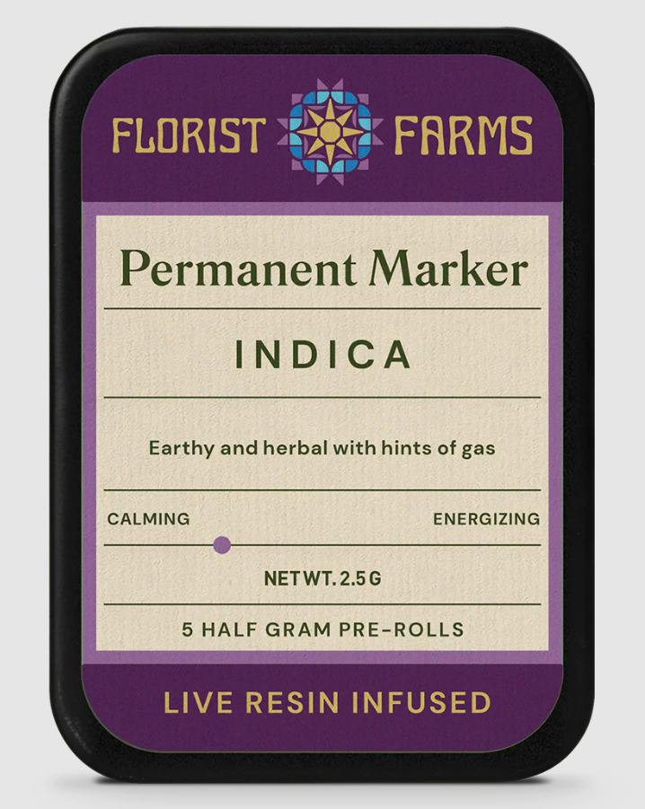 Permanent Marker | 0.5g 5pk Infused Prerolls