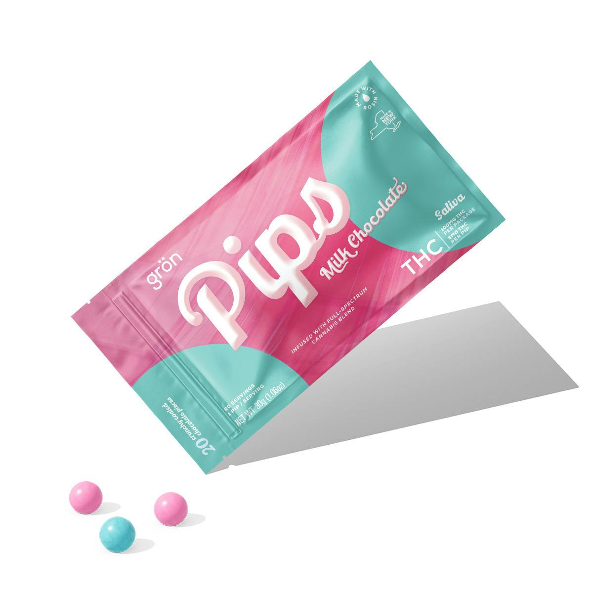 Milk Chocolate | 100mg 20pk Pips