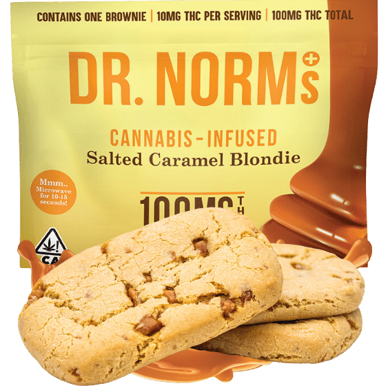 DR NORMS: Baked Goods - Salted Caramel Blondie