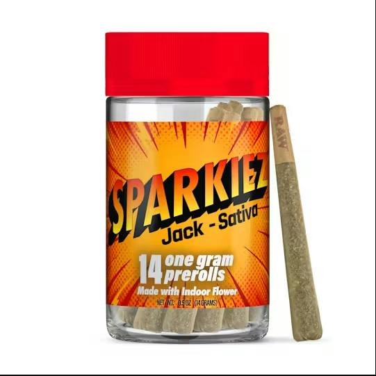 SPARKIEZ - INDOOR PREROLL MULTIPACK - JACK - 14G