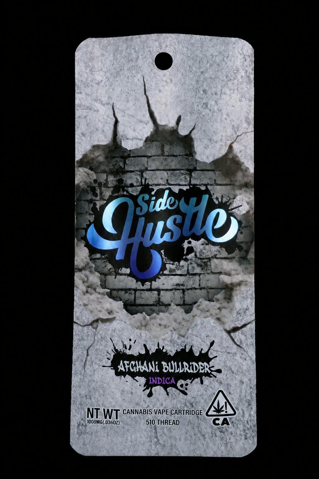 SIDE HUSTLE - THC VAPE - AFGHANI BULLRIDER - 1G