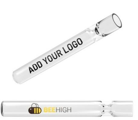 Glass Chillum branded