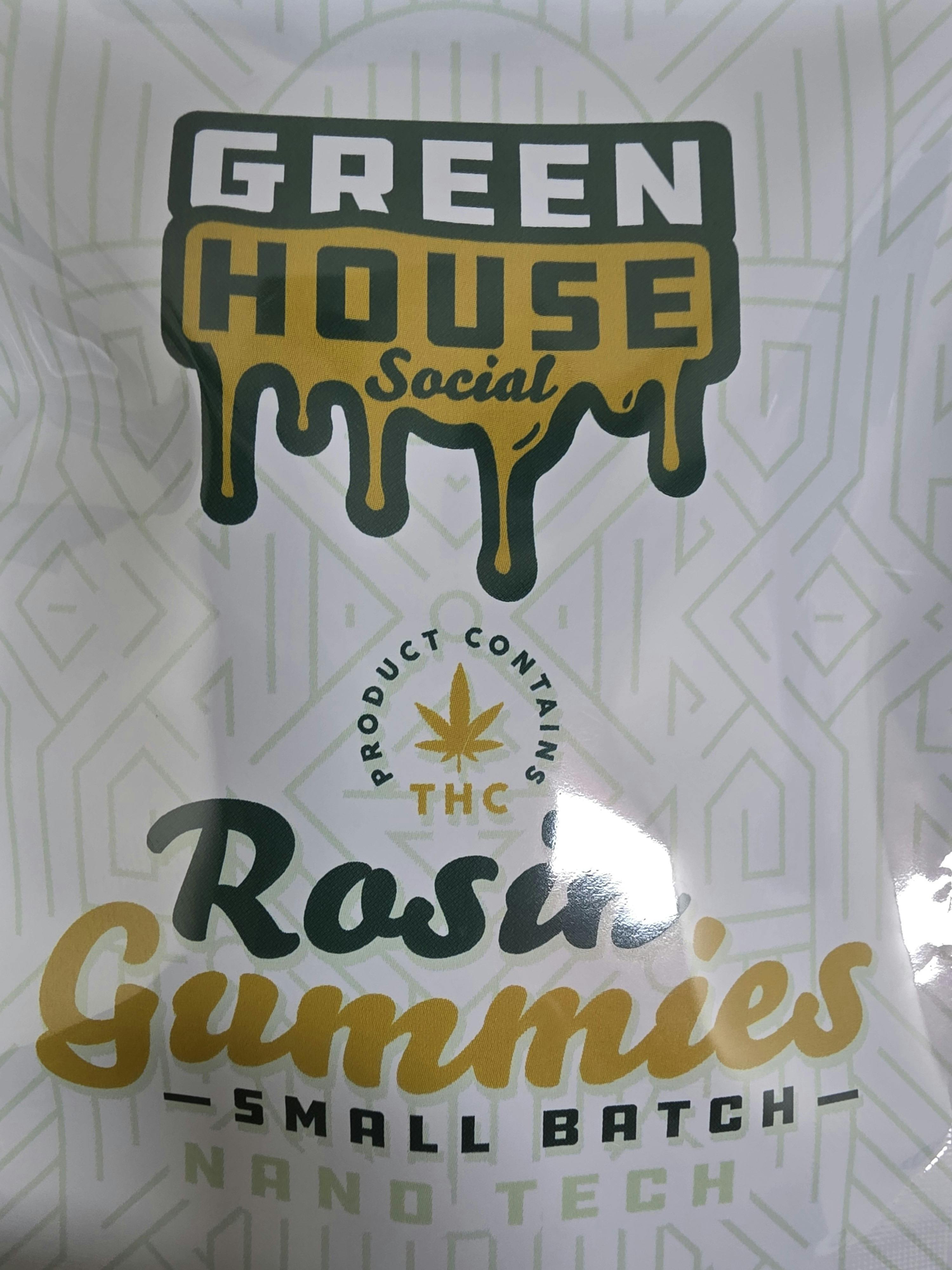 Strawberry Kiwi Rosin Gummies | 100mg 10pk | Green House
