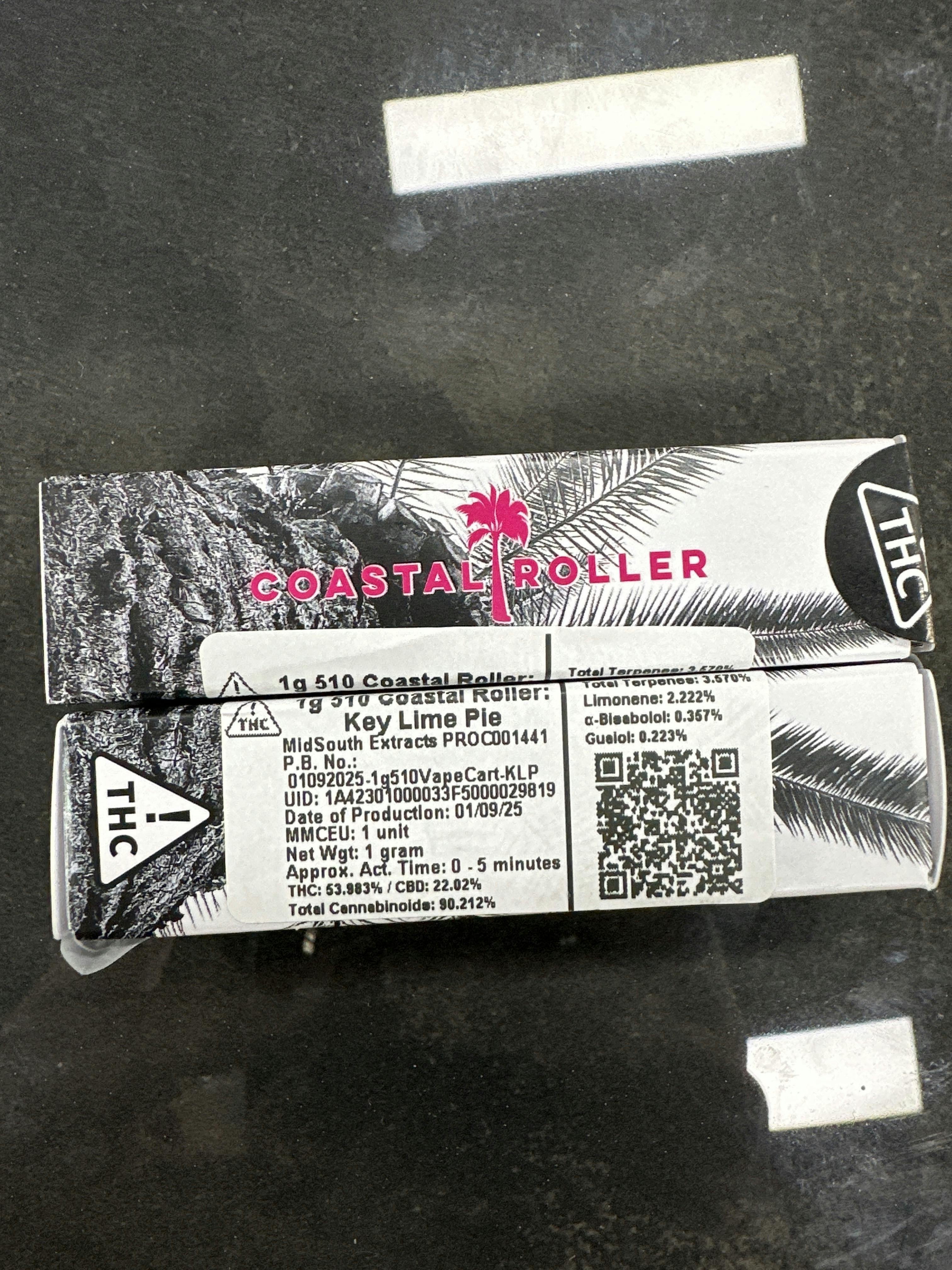 1g 510 - Coastal Roller - Key Lime Pie - 53.98% - 9819