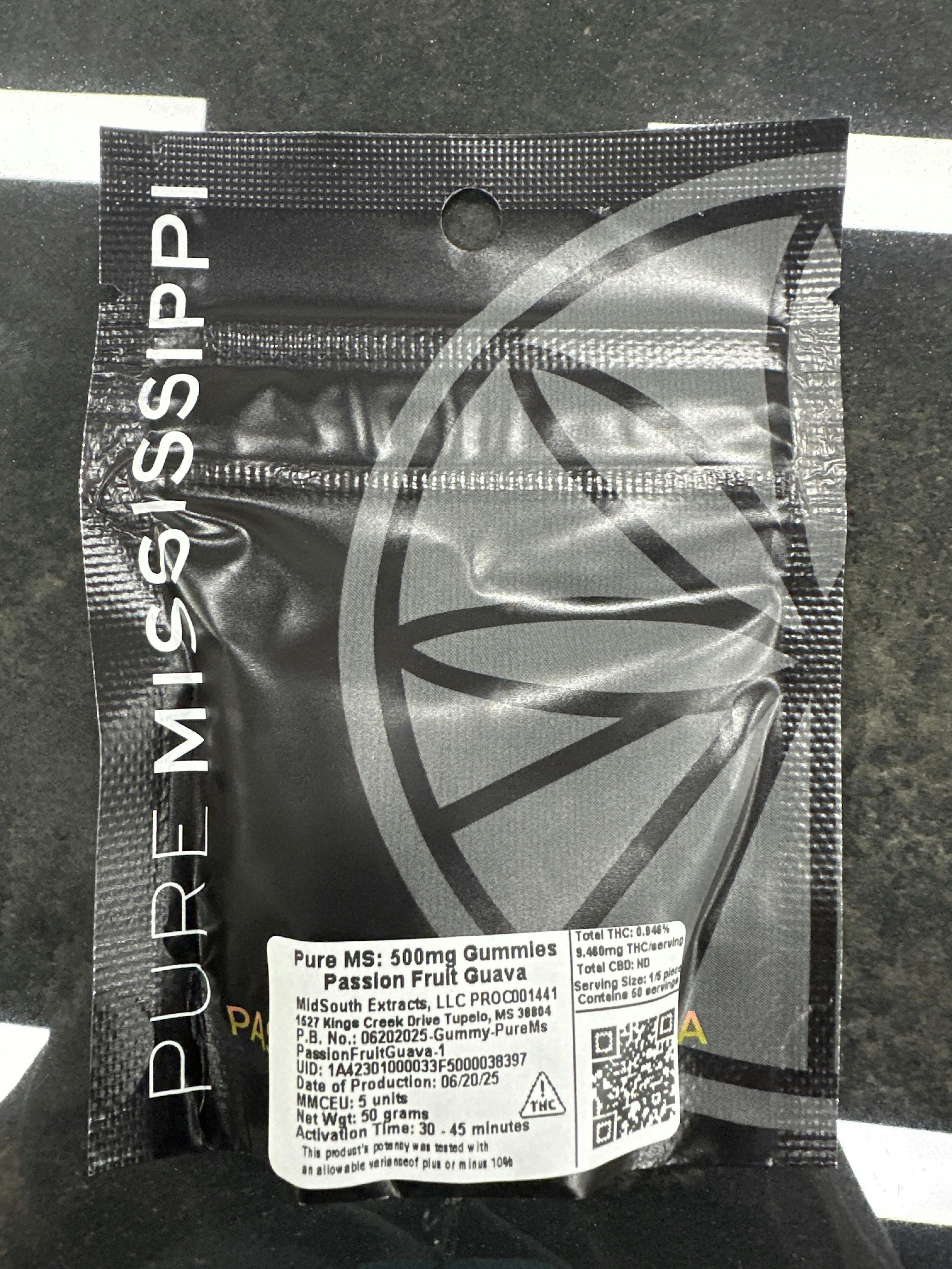 SLEEP Passion Fruit Guava 500mg/10pk + CBN Sleep | PURE MS