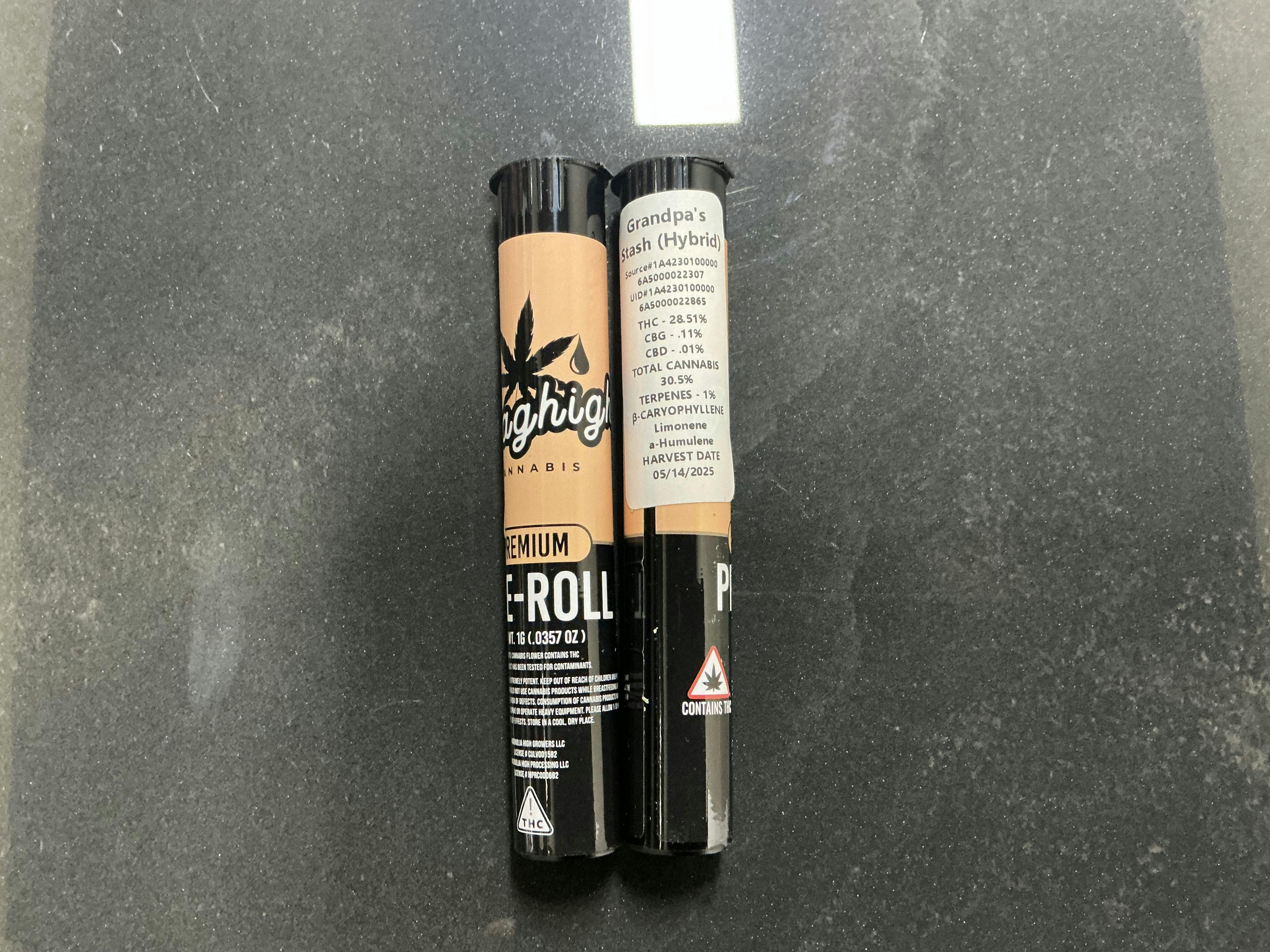 Grandpa's Stash - 2 pk (1G) Preroll | Mag High