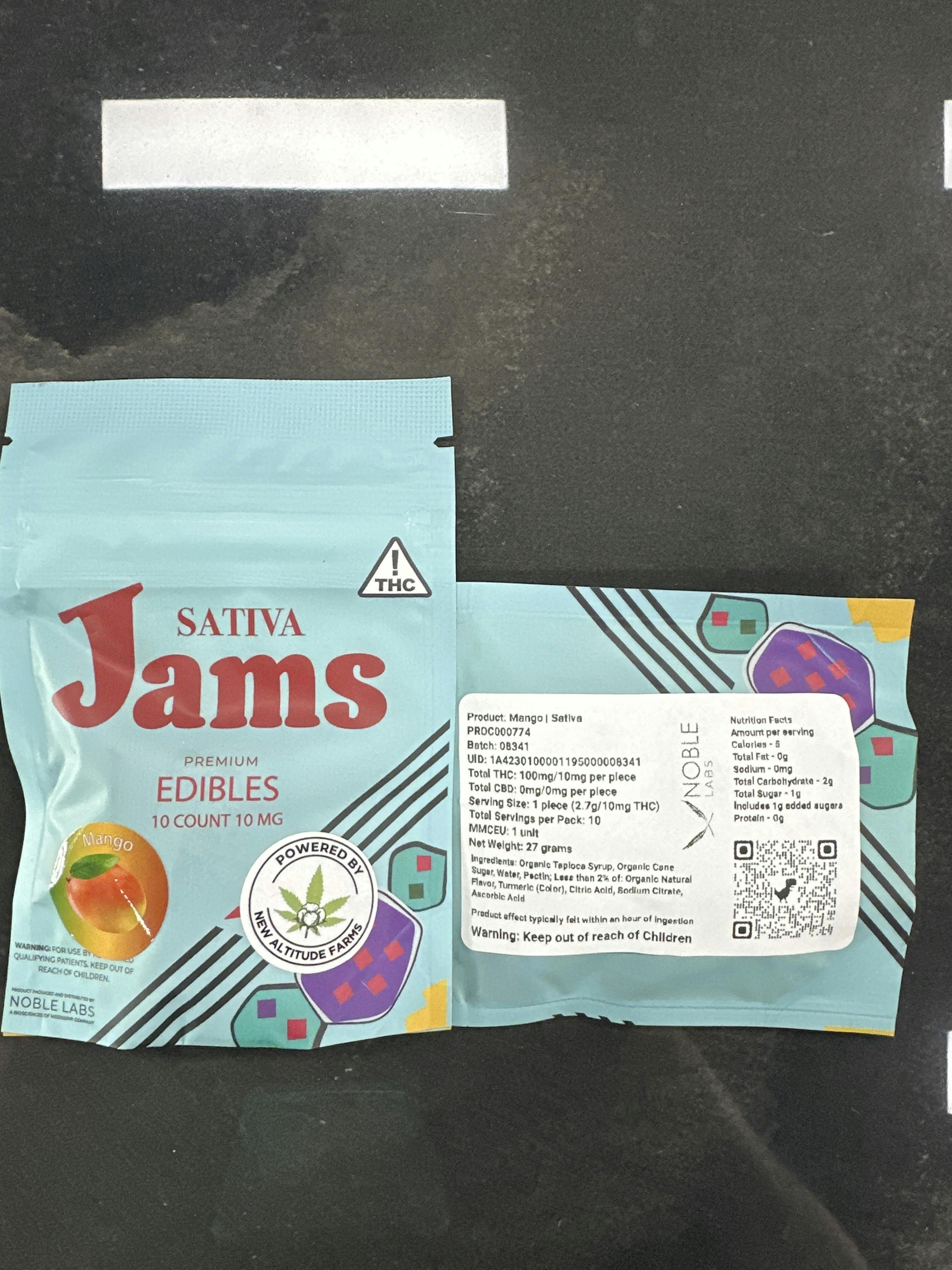 Mango - JAMS Gummies | 10mg/pc - 100mg/Pack