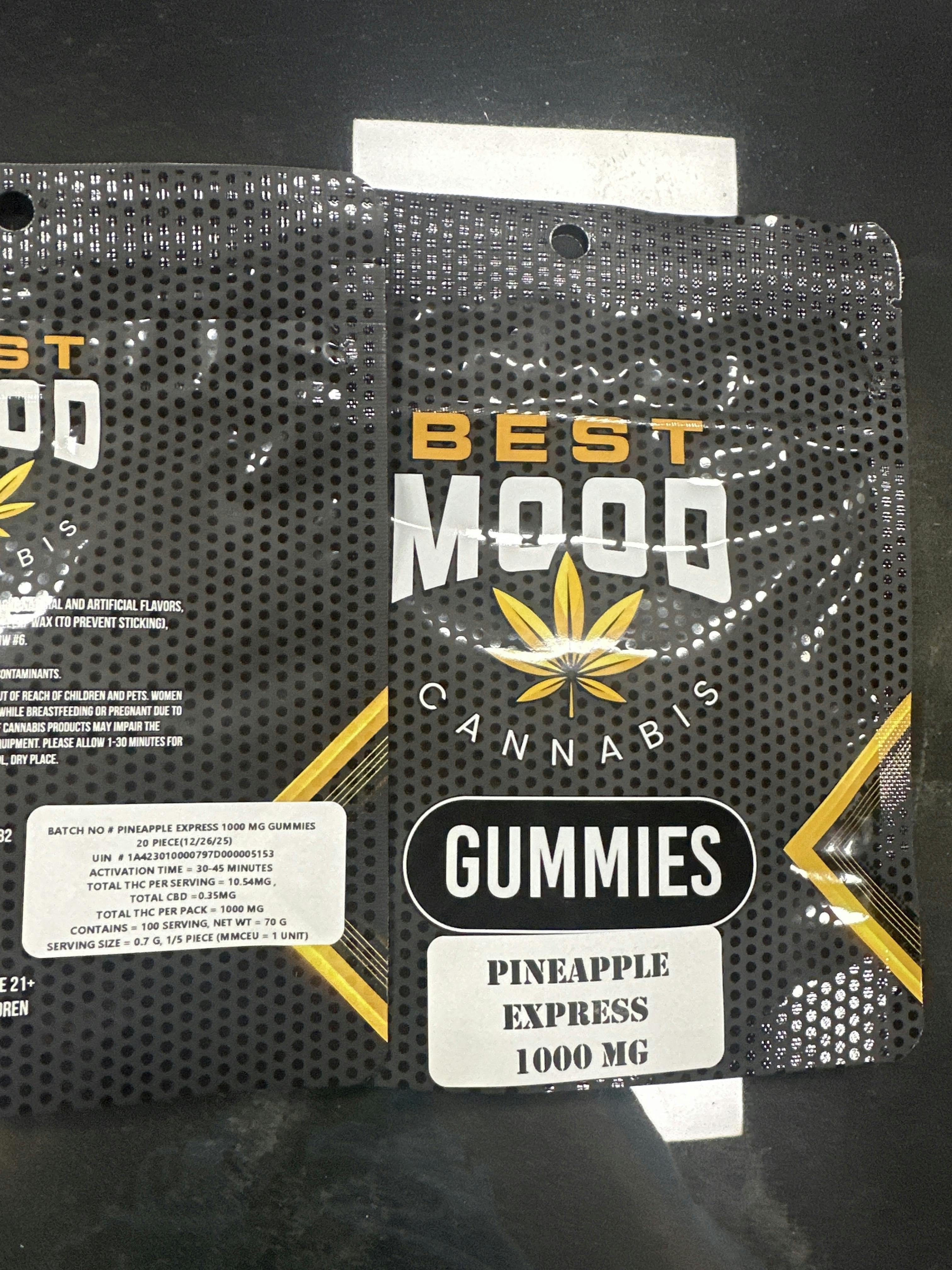 Pineapple Express Gummies | 1000MG 20PK | Best Mood
