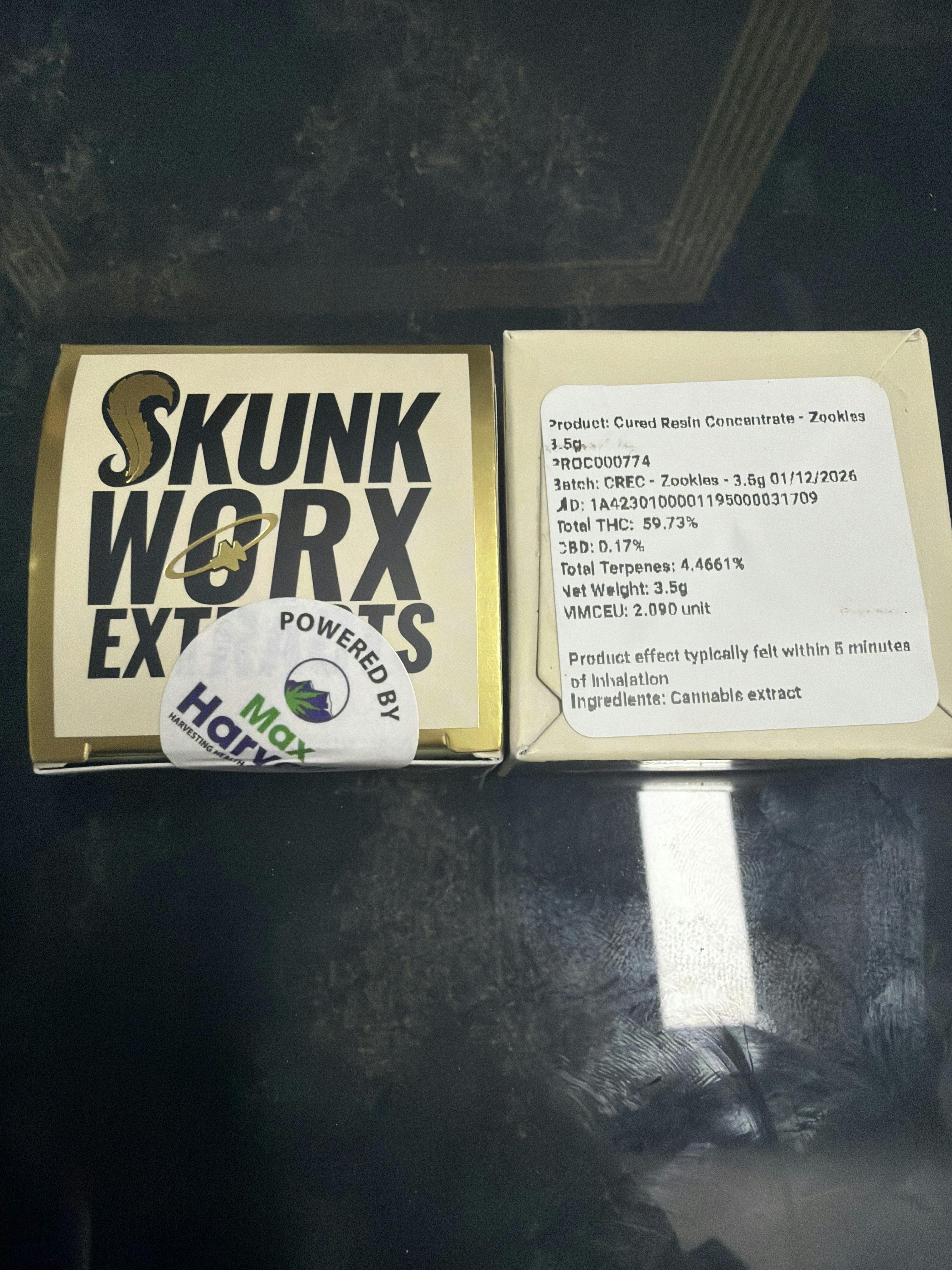 Skunk Worx | Wax zookies - 3.5g WOW
